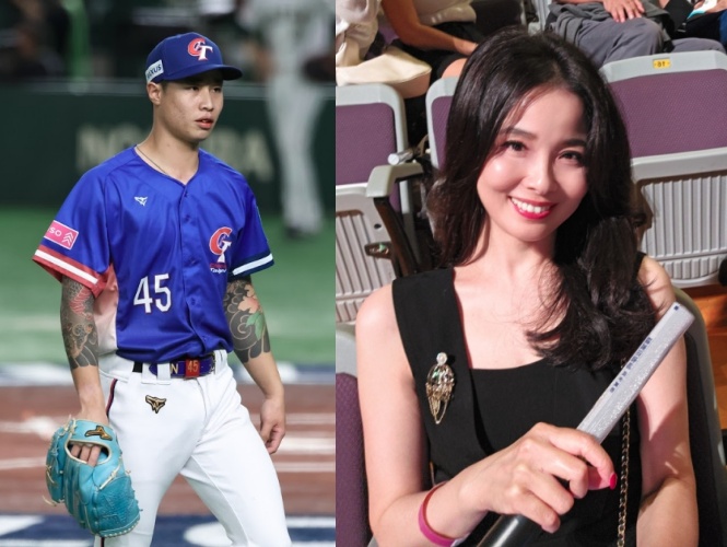 林昱珉因雙手的包手刺青，飽受部分網友批評，呂文婉也對此發文聲援。（中華棒協提供／翻攝自臉書@呂文婉get in TOUCH）