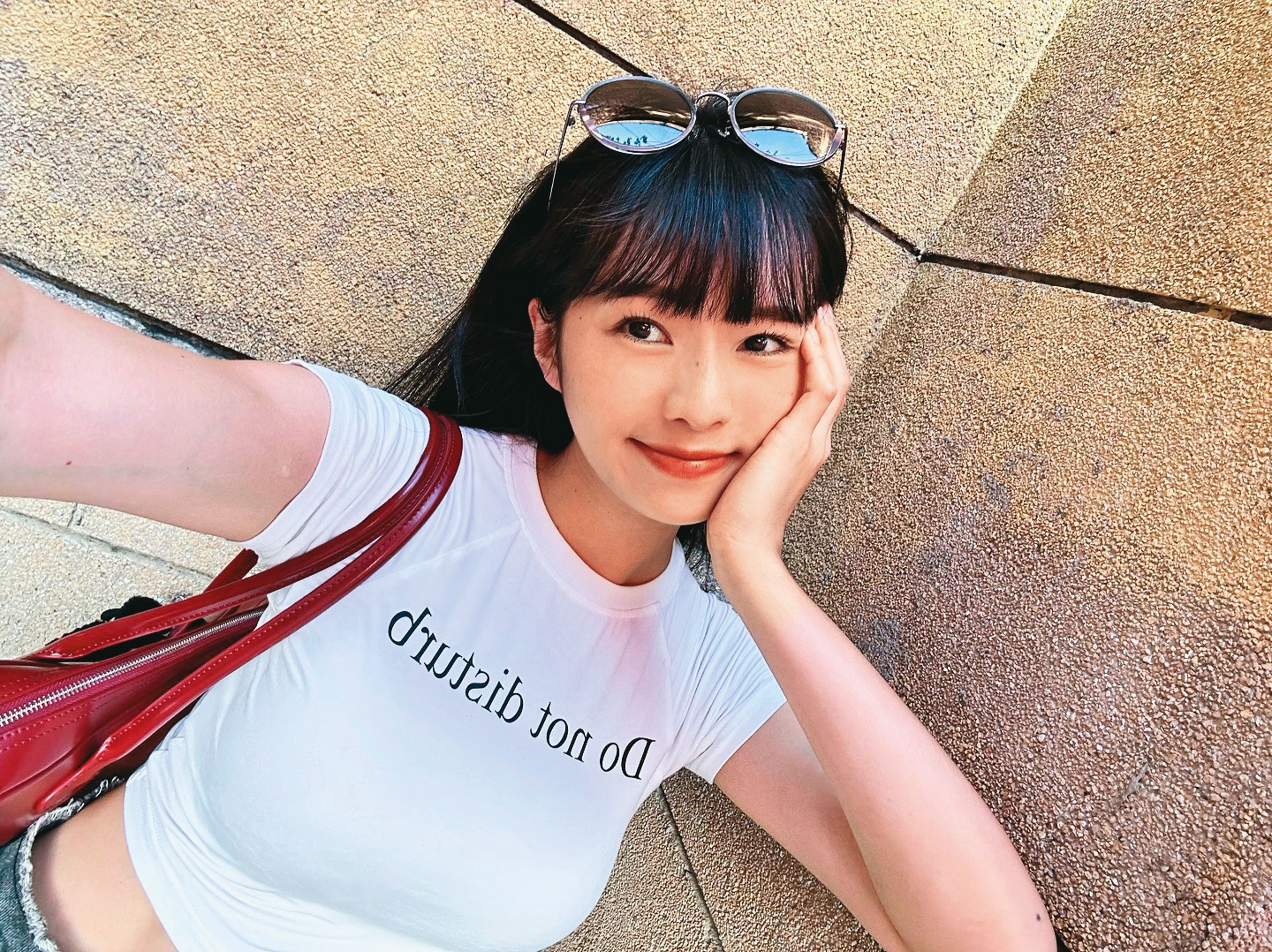 簡廷芮與涂善存因為一起回她家而爆出花邊,但不了了之,女的另外跟圈外男友結婚了。(間廷芮IG)