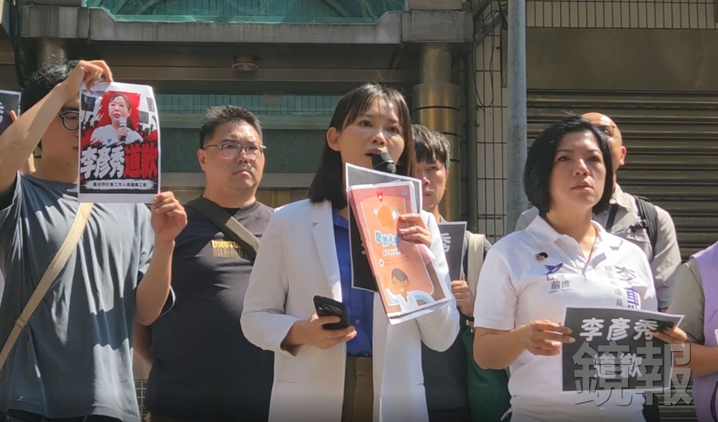 吳欣岱呼籲國民黨不要為了一時的選舉破壞掉多年來的公衛毒品防制努力。（鏡報姜永年）