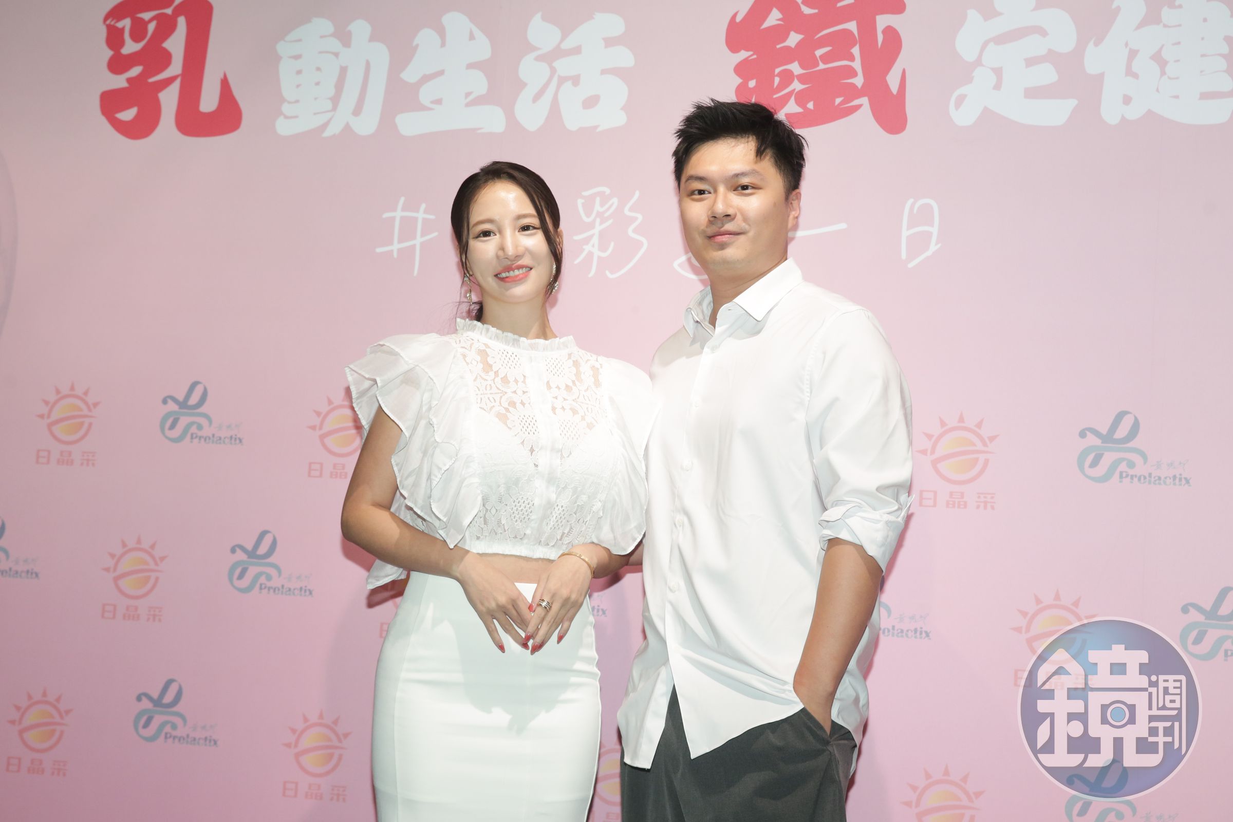 林采緹與男友陳泓均一起出席記者會。