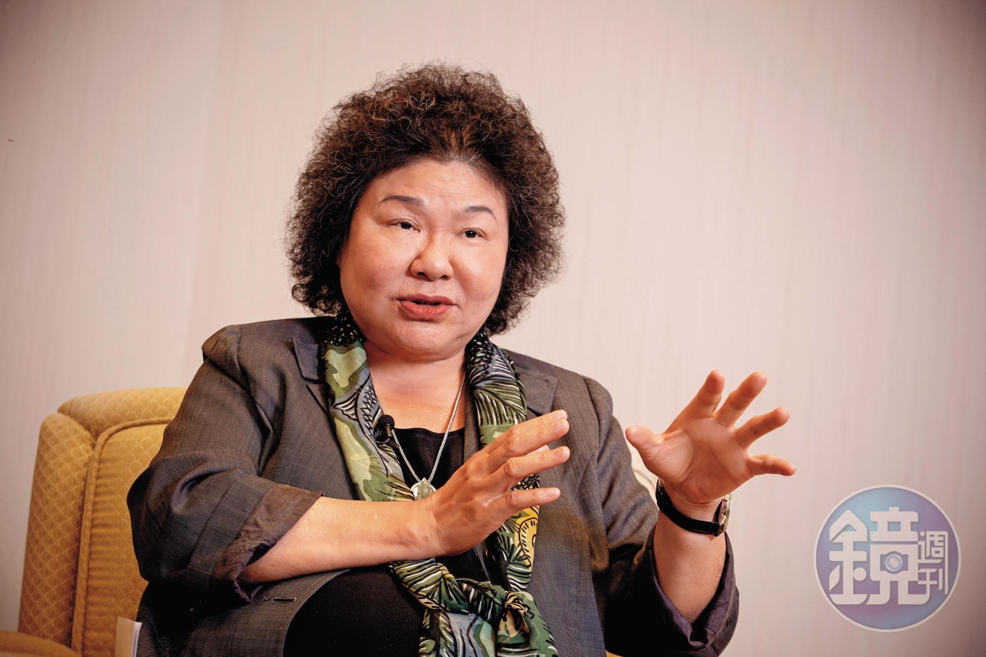 監察院長陳菊因病住院多時，總統府昨正式發布總統令准予請辭。（本刊資料照）