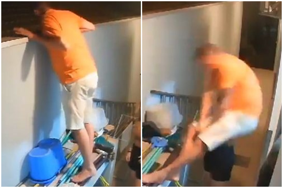 一名男子聽到鄰居家有槍聲，好奇探頭查看，怎料下秒被擊中頭部身亡。（翻攝自X）