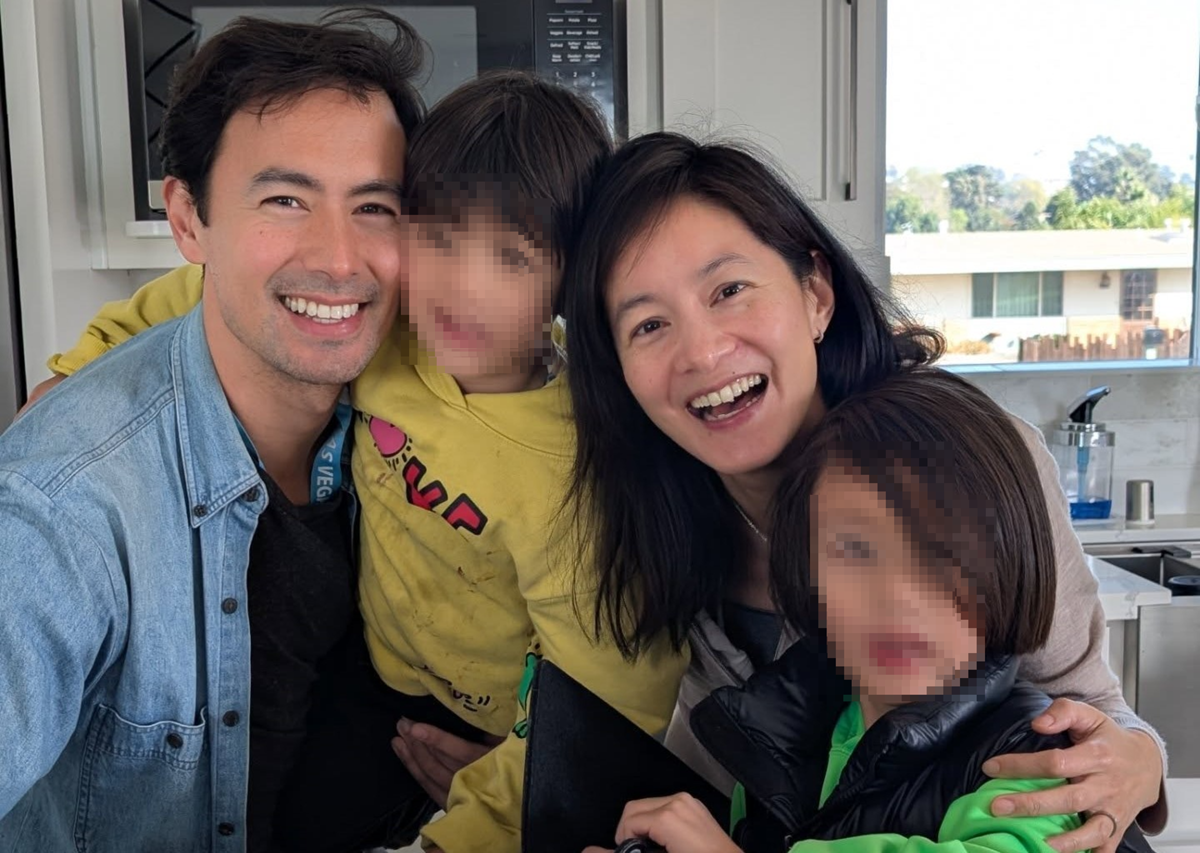 Janet近年和老公小孩移居美國。(翻攝自臉書)