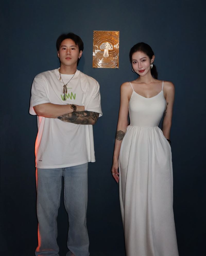 楊博涵和張敏不避嫌，在社群曬出多張合照。（翻攝自張敏IG）