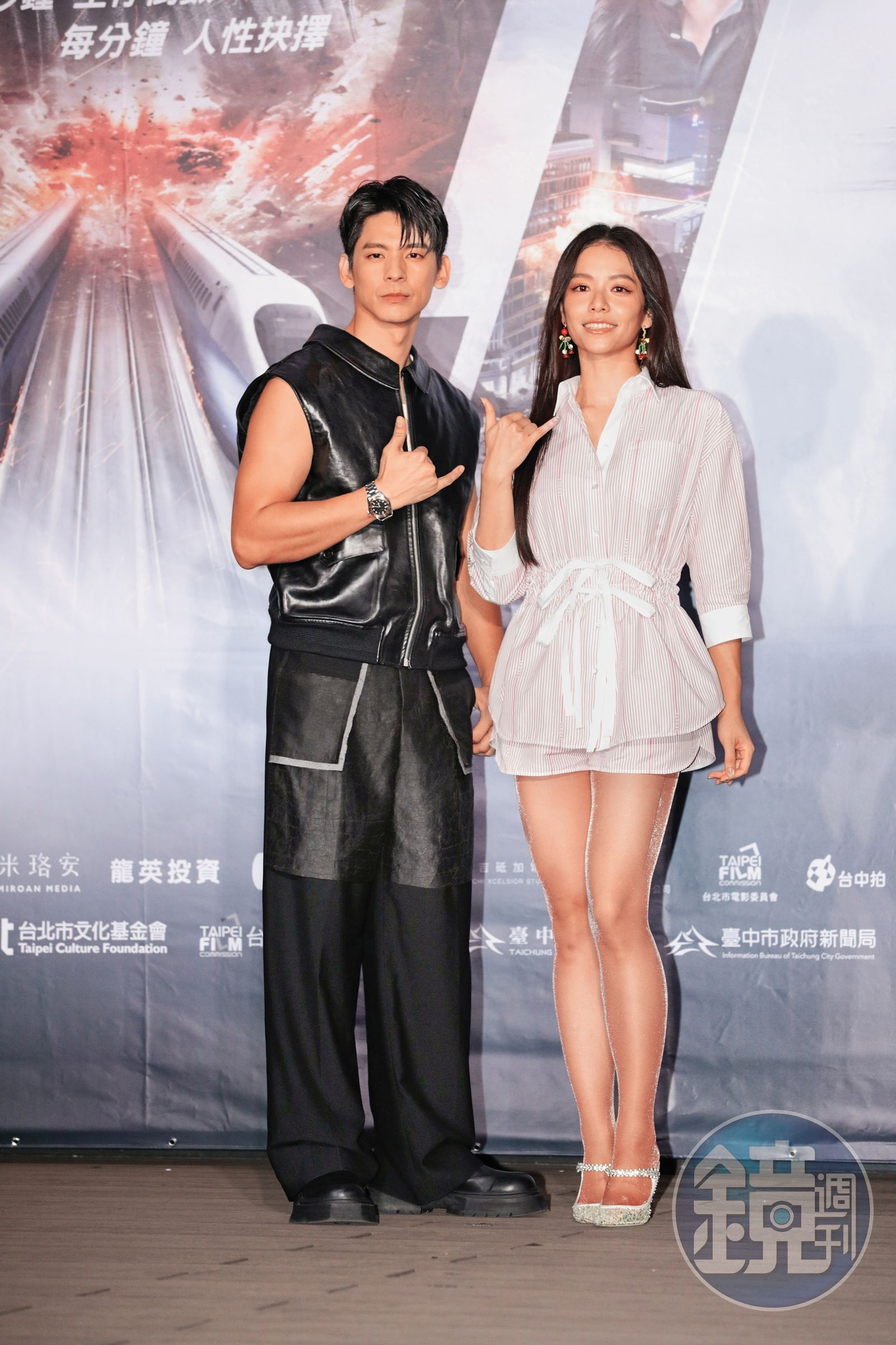 《96分鐘》靠著主演林柏宏（左）、宋芸樺（右）等勤跑QA場，加上好口碑，票房衝破億元大關