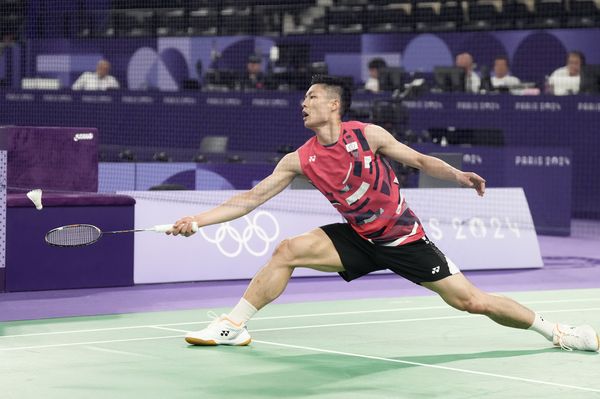周天成三度征戰奧運，今日凌晨取得分組賽首勝。（中華奧會提供）