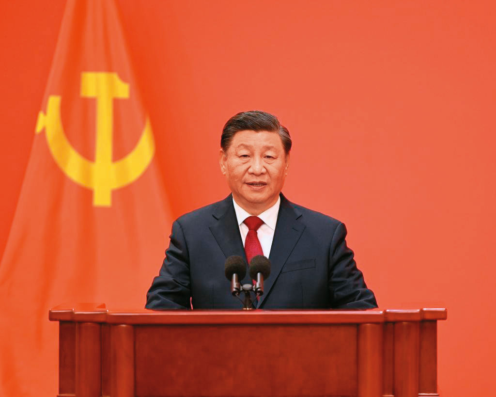 北京與華盛頓正在努力促成中國國家主席習近平(圖)訪美。中美「去風險」的底線如果畫得出來,對台灣當然是相對有利。(翻攝央視twitter)