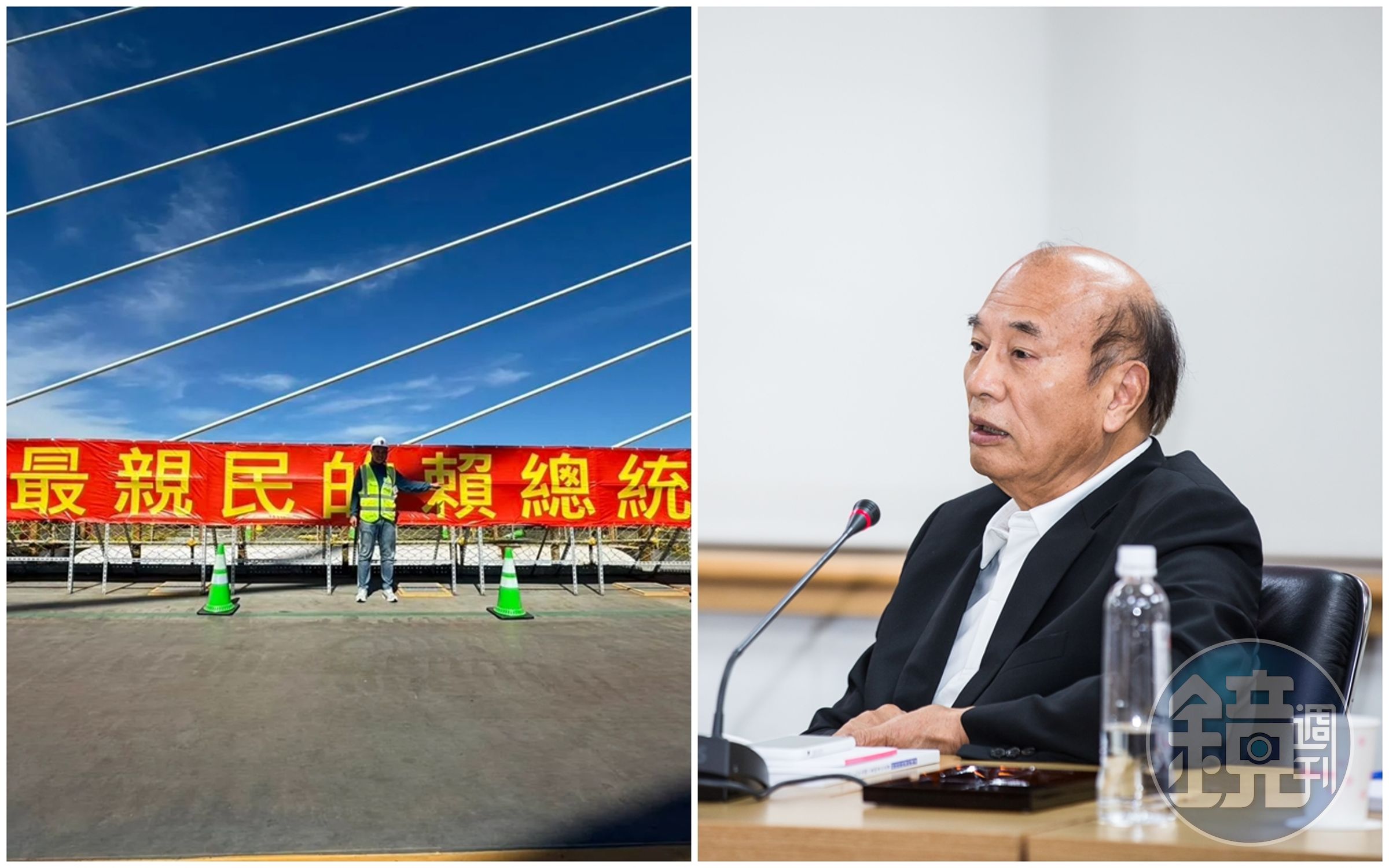 李正皓今天po文爆料,工信工程老闆潘俊榮(右)不只是韓粉,「更是工商界重要支持韓國瑜的超級大佬」。(翻攝自陳偉杰threads/本刊資料照)
