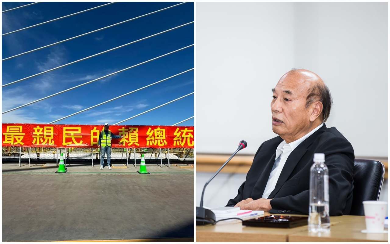 李正皓今天po文爆料，工信工程老闆潘俊榮（右）不只是韓粉，「更是工商界重要支持韓國瑜的超級大佬」。（翻攝自陳偉杰threads／本刊資料照）