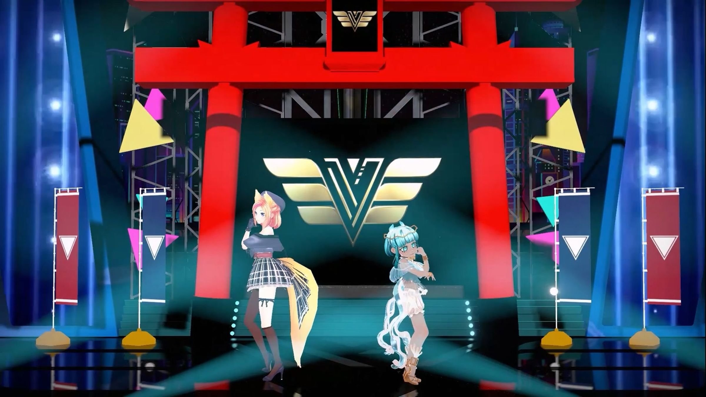 金V獎活動主題曲「SHOW ME」由,由典禮主持人海月粼粼和KITSUNEKON演唱。(公視提供)