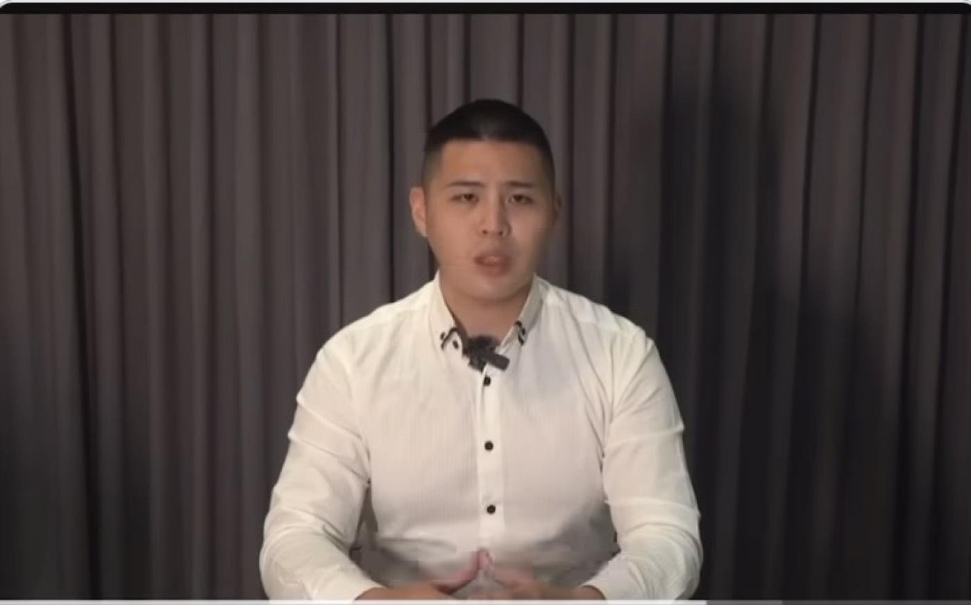 「閩南狼」陳柏源遭中國懸賞。（翻攝「閩南狼」陳柏源YT）