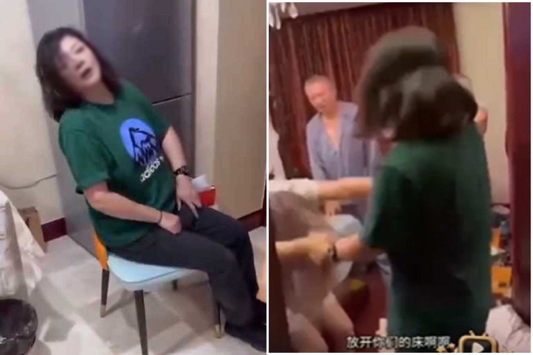 正妻捉姦見小三崩潰了，驚見謎片真實上演！老公睡姪媳婦搞亂倫。（翻自《黑料網》）