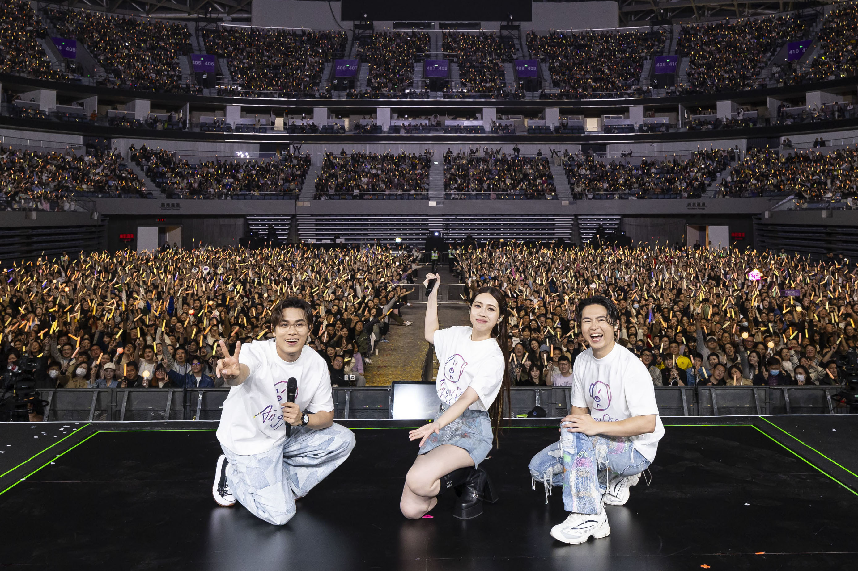 告五人相隔近2年在杭州舉辦萬人演唱會。(相信音樂提供)