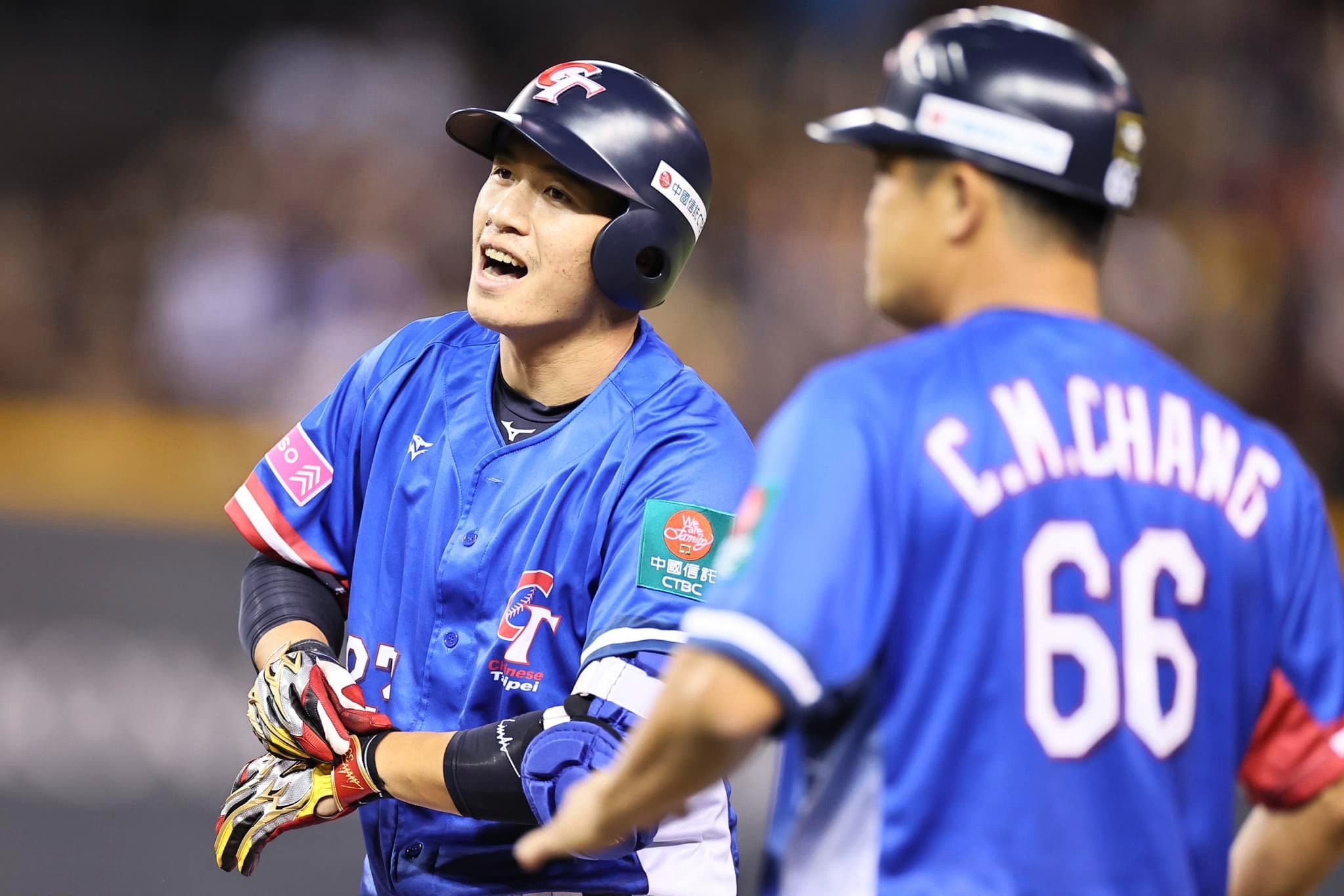 林立打出全壘打。（翻攝中華職棒臉書）