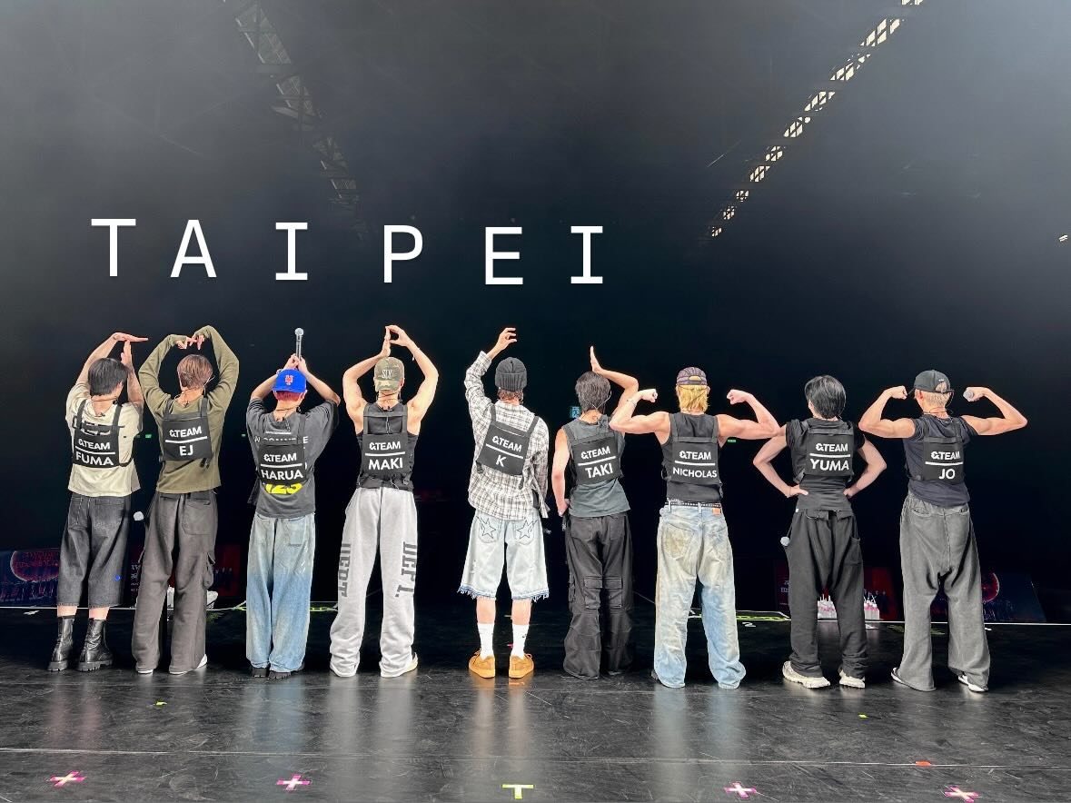 &TEAM在台北享受難得的自由時光。（翻攝&TEAM X）