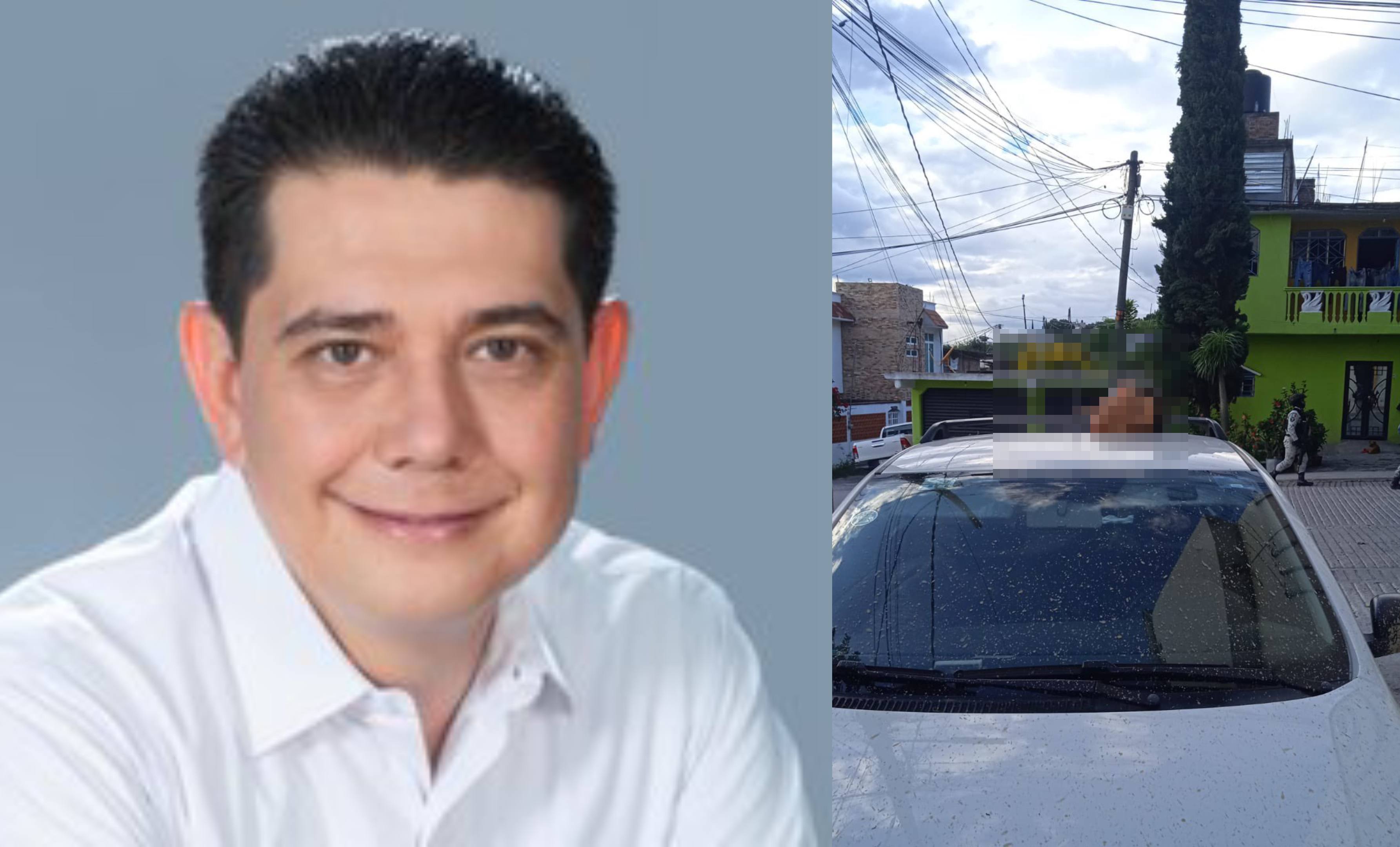 阿科斯被斬首(圖),頭顱置於車上。(翻攝自X)