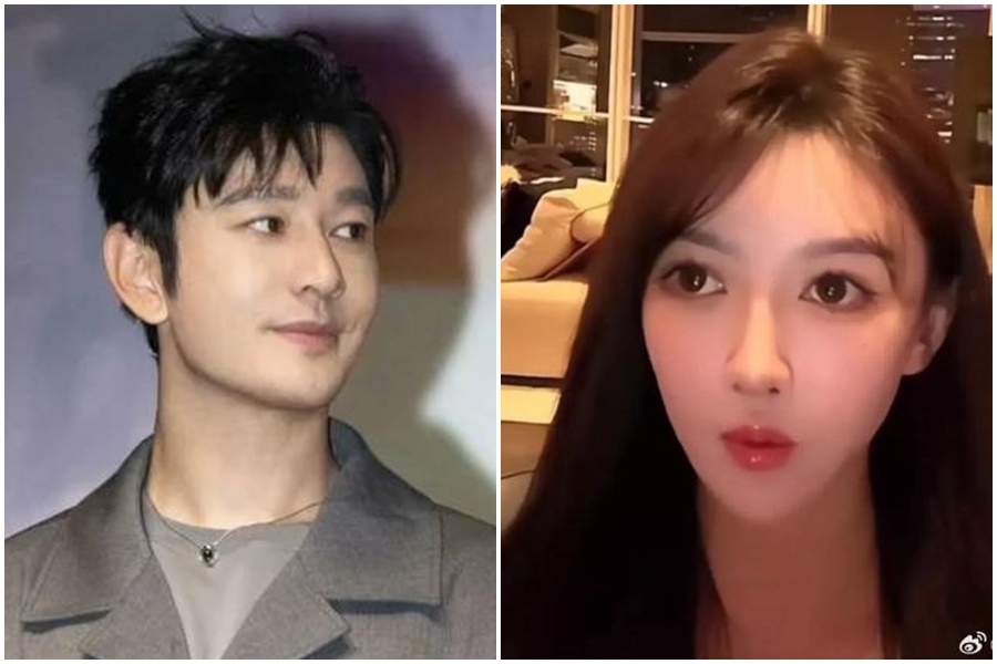 中國男星黃曉明與網紅葉珂公開戀情後，時不時就登上熱搜。（翻攝自微博）