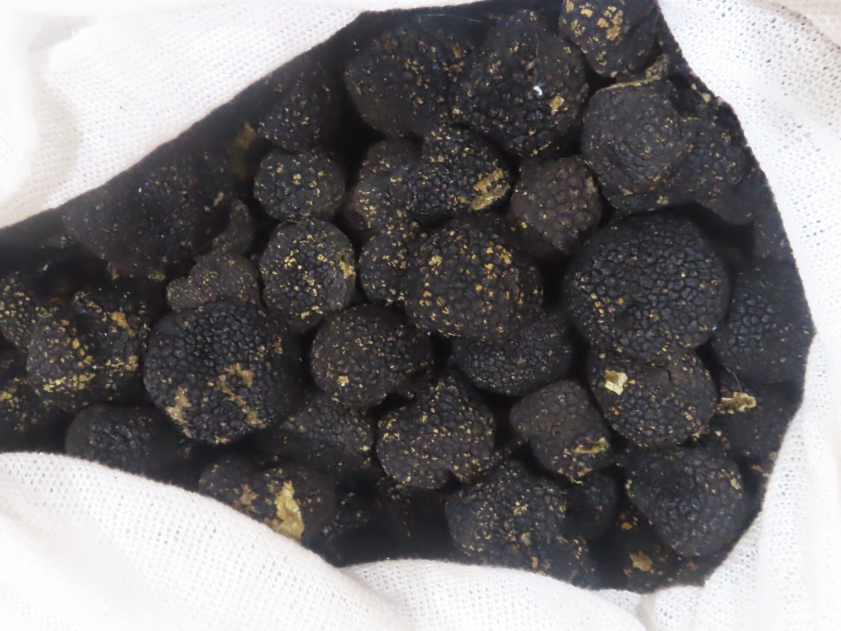 保加利亞「新鮮黑松露」，檢出重金屬鎘超標。（翻攝自食藥署）