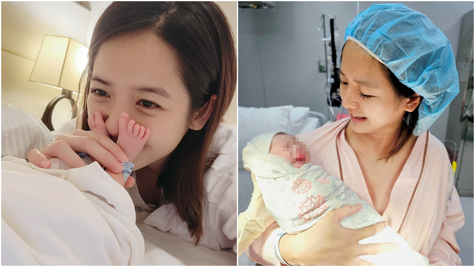 臧芮萱在11月26日生下兒子「安安」，產前寶寶胎心音一度不穩，讓她緊張到狂哭。（臧芮萱提供）