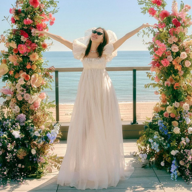 孔曉振結婚辦在美國紐約，在美籍韓裔Kevin Oh的家人親友面前獲得祝福。（翻攝孔曉振 INS)