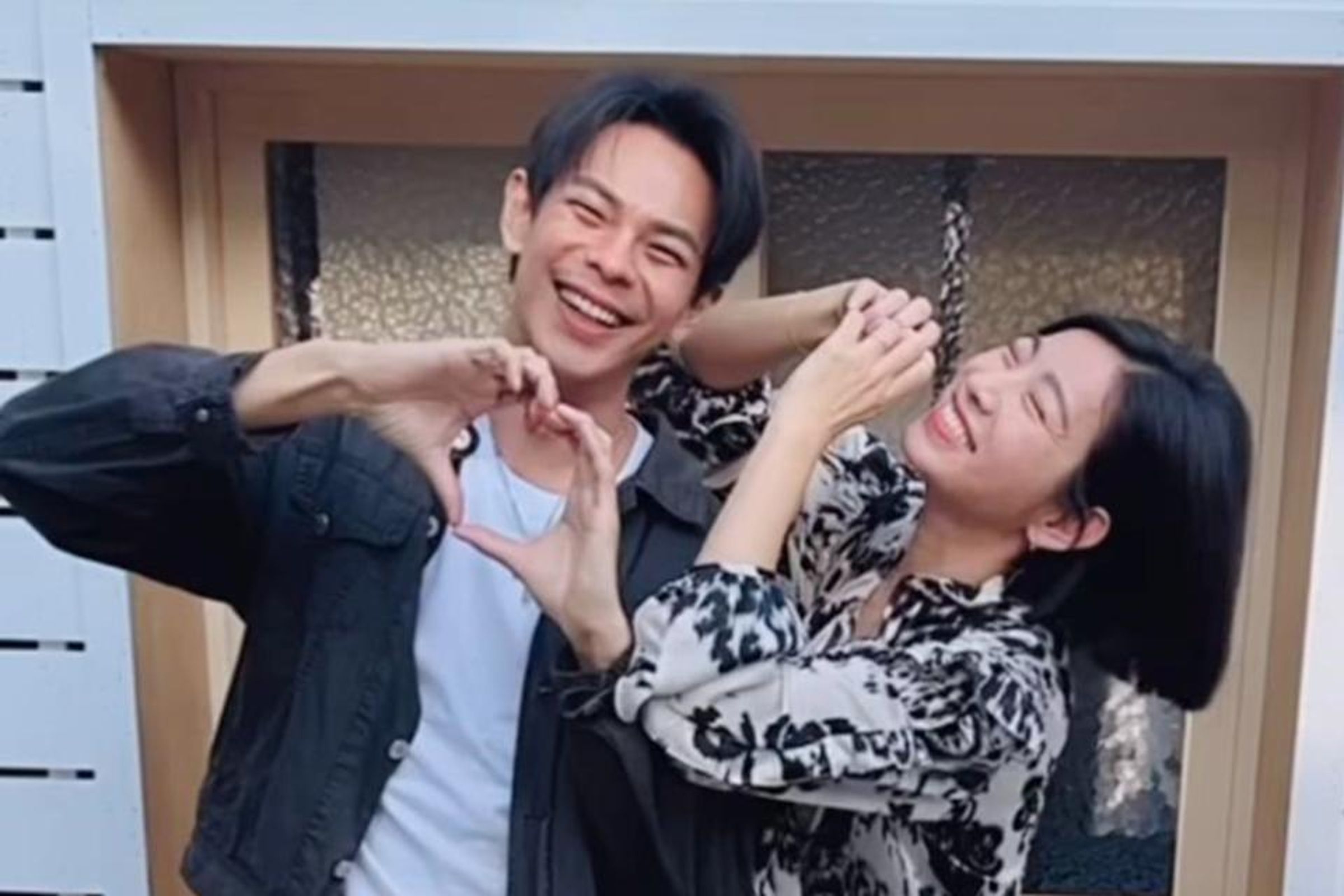 米可白與孫綻因戲相戀,去年認愛。(翻攝自mimi00419 IG)