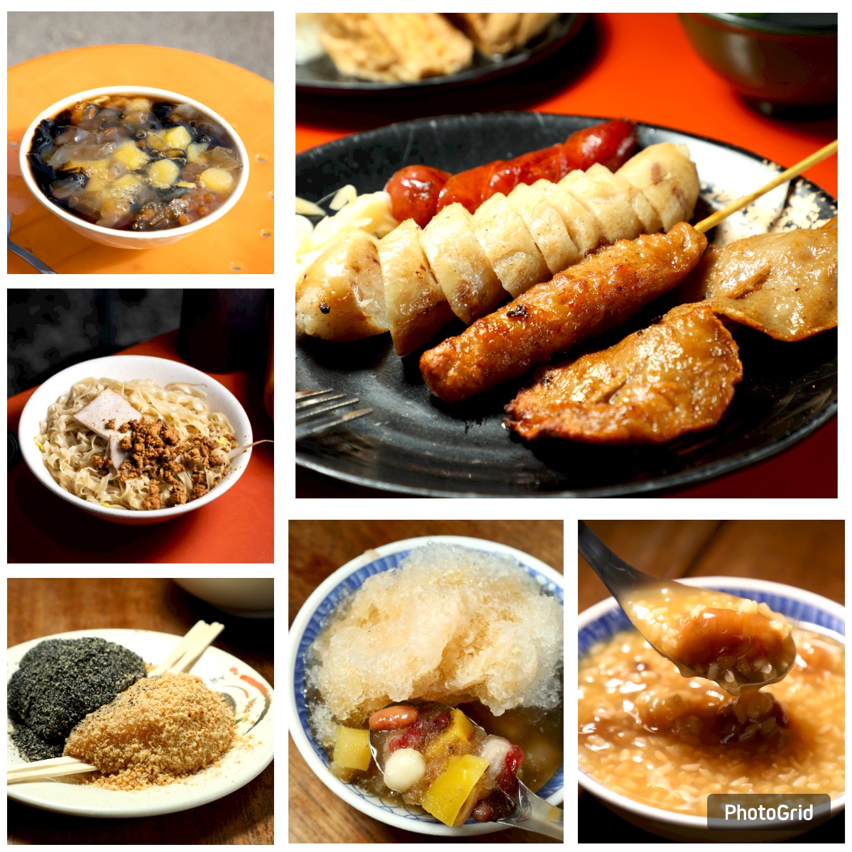 高雄三民市場周邊有許多傳統小吃，從早到晚都是覓食的好去處。