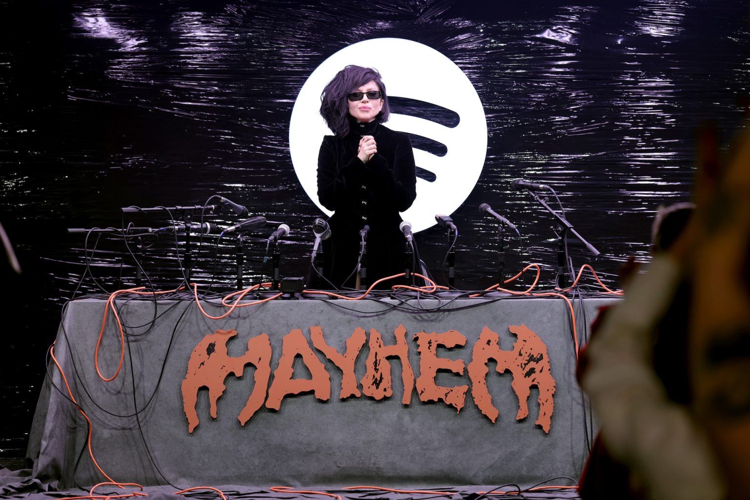 女神卡卡出席小怪獸專屬記者會。（Arturo Holmes／攝Spotify提供）