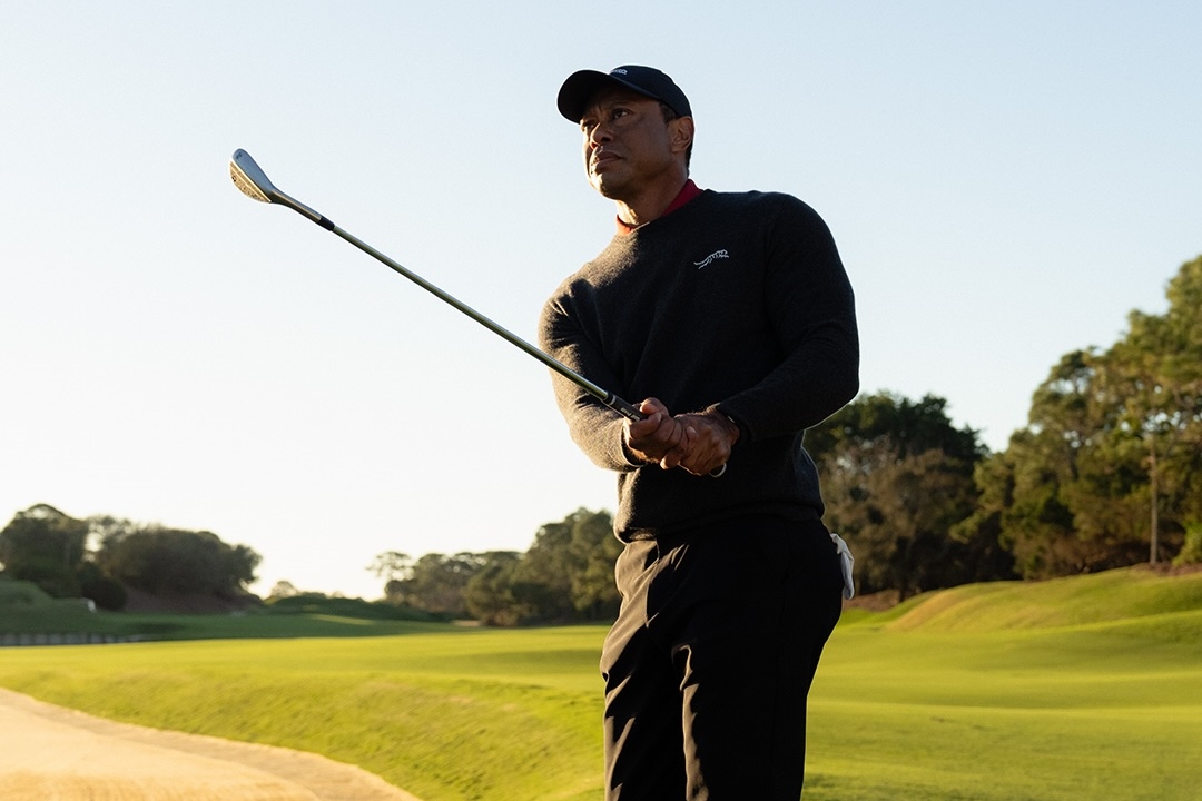 高球傳奇巨星「老虎」伍茲在佛羅里達州住家附近發生嚴重車禍並涉嫌酒、毒駕遭逮捕。（翻攝自Tiger Woods IG）