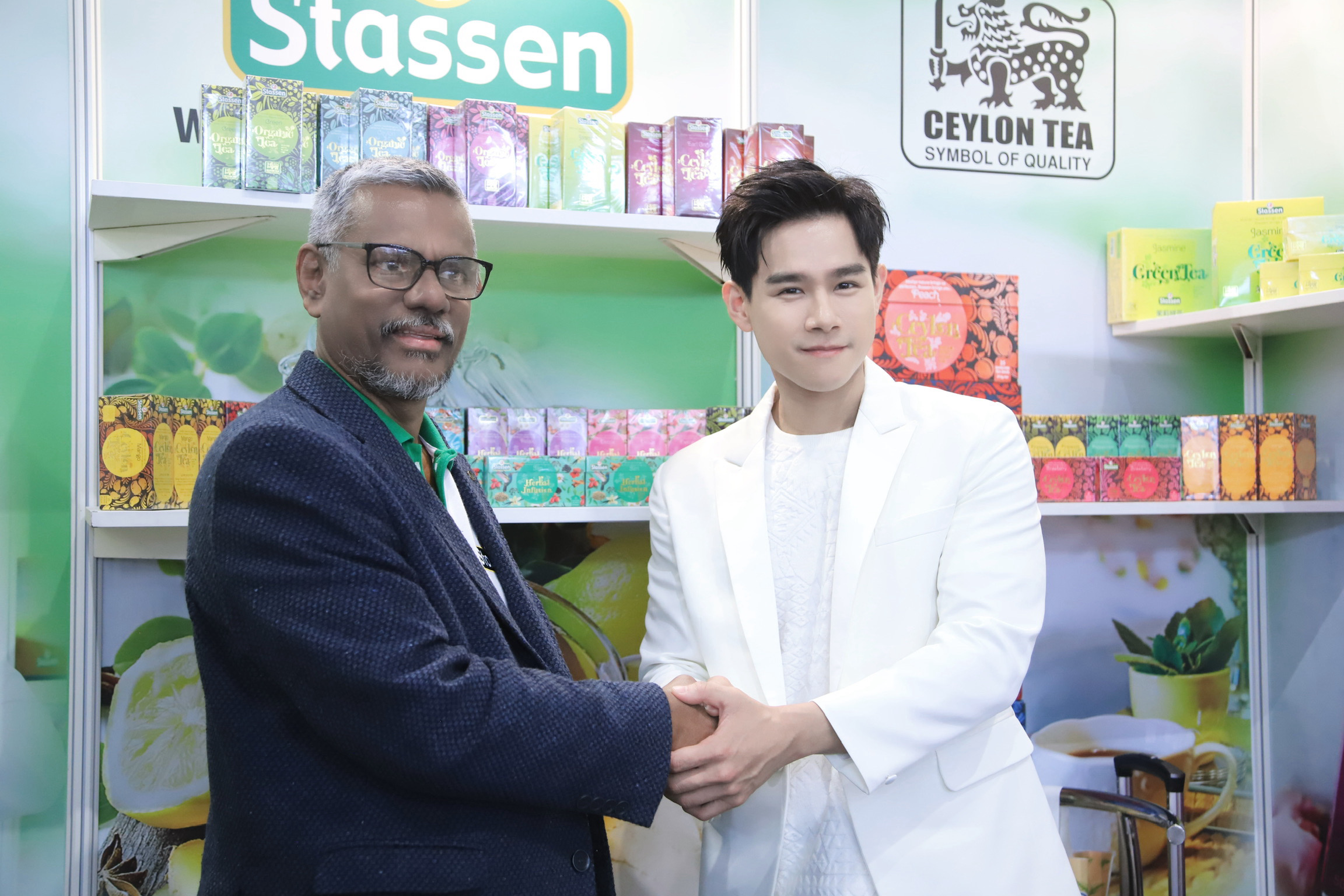 李齊昨為斯里蘭卡錫蘭茶品牌司迪生（Stassen）活動站台。好好娛樂提供