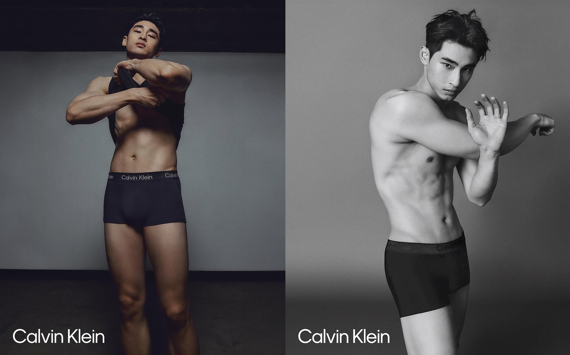 章廣辰從男模轉戰戲劇，同時也是時尚寵兒，曾為內褲品牌代言秀出結實六塊肌。（翻攝自章廣辰IG）