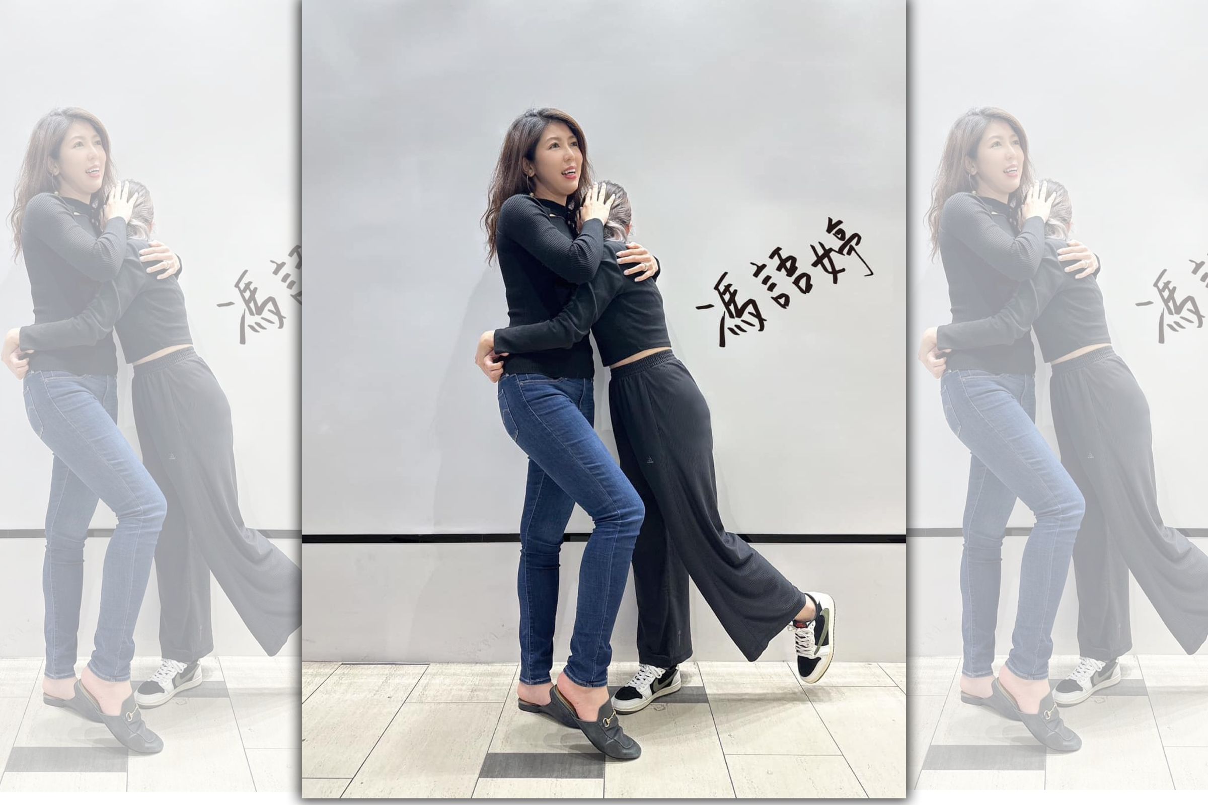 美女律師李怡貞先前和網紅馮語婷見面。(翻攝自馮語婷臉書)