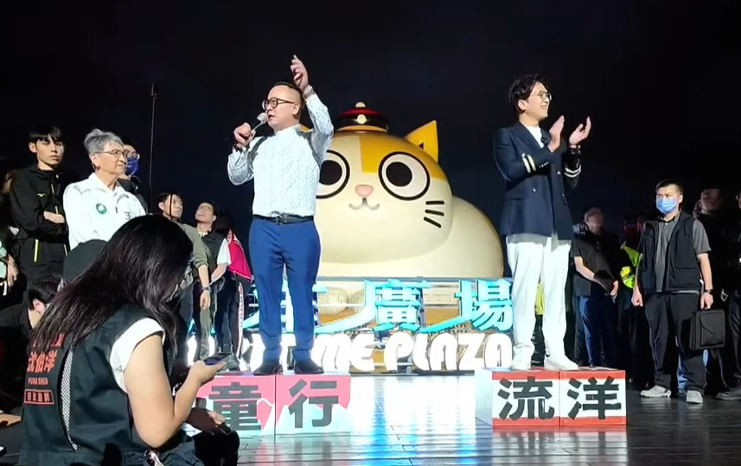 童子瑋希望未來能和沈伯洋在市政議題上合作。(鏡新聞)