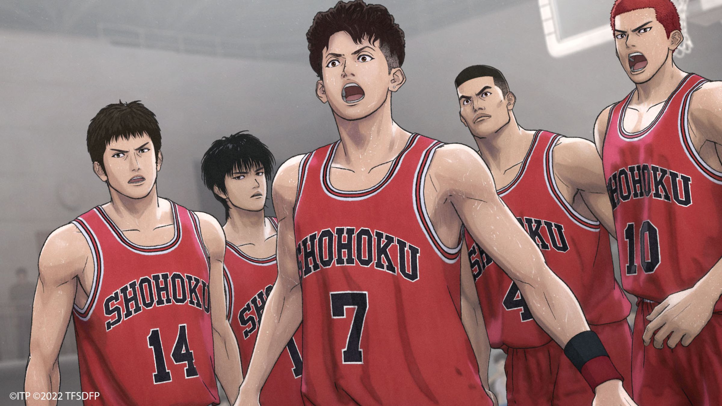 《灌籃高手THE FIRST SLAM DUNK》電影由原著漫畫家井上雄彥親自擔任編導，電影拿下去年日本電影票房冠軍。（双喜電影提供）