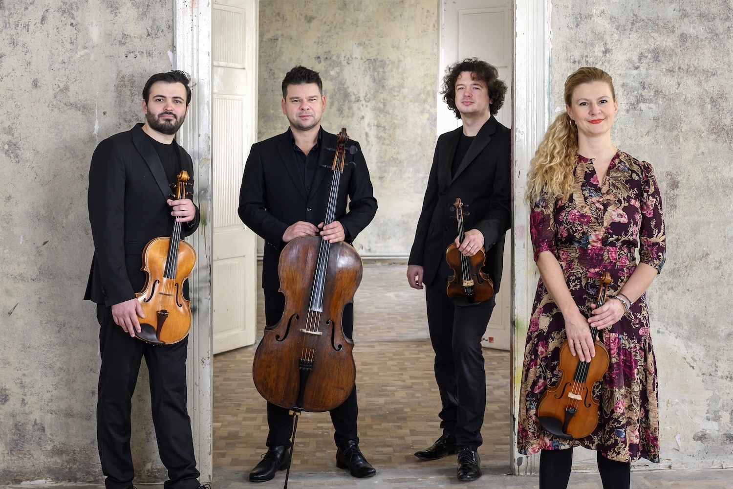 來自捷克的帕弗哈斯四重奏將於10月22日於台北國家音樂廳獻上舒伯特最經典的《死與少女》。（鵬博藝術提供）