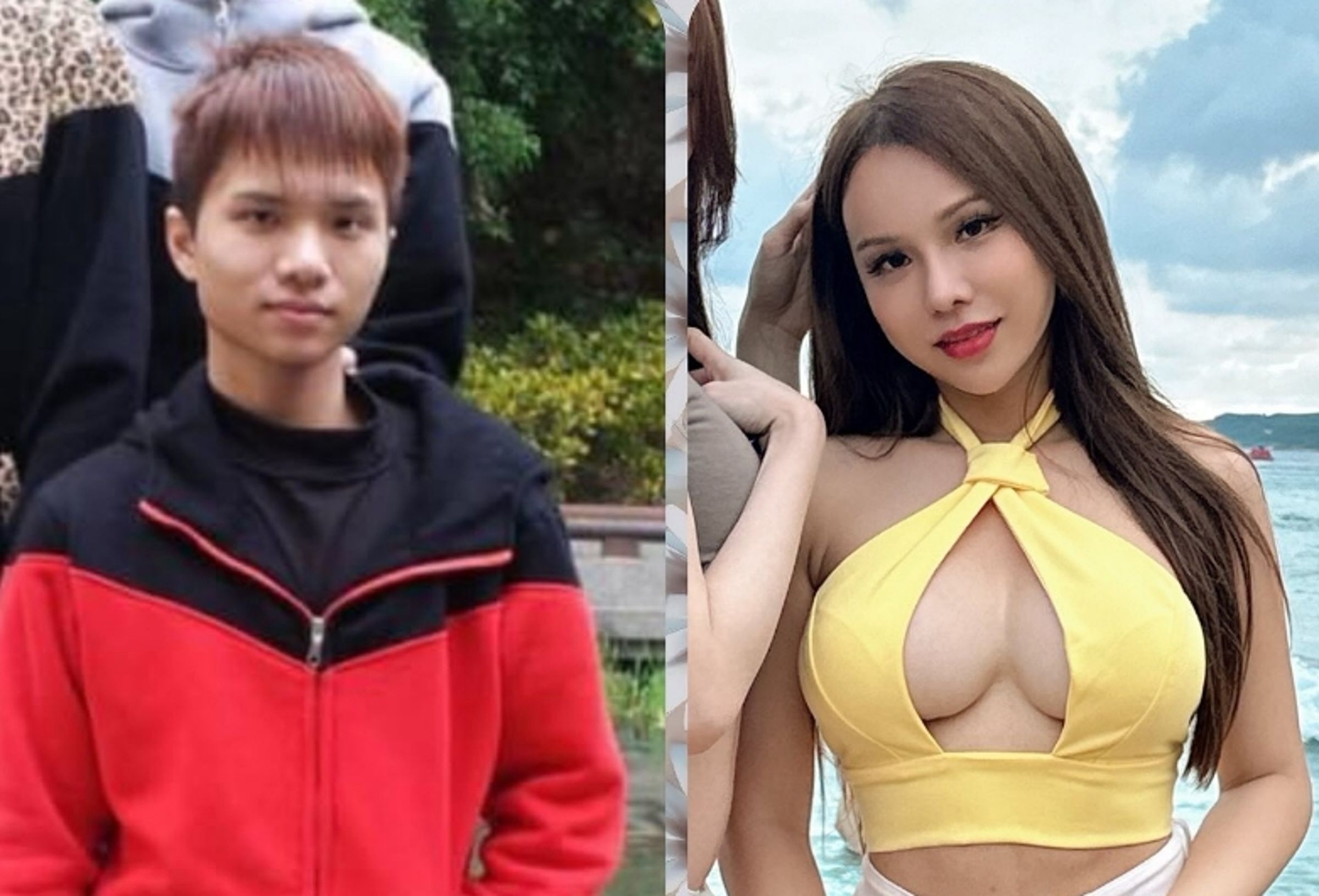 小A辣大方po出14年前與現在的比對照片,引起網友熱議。(翻攝自IG@ala780705)