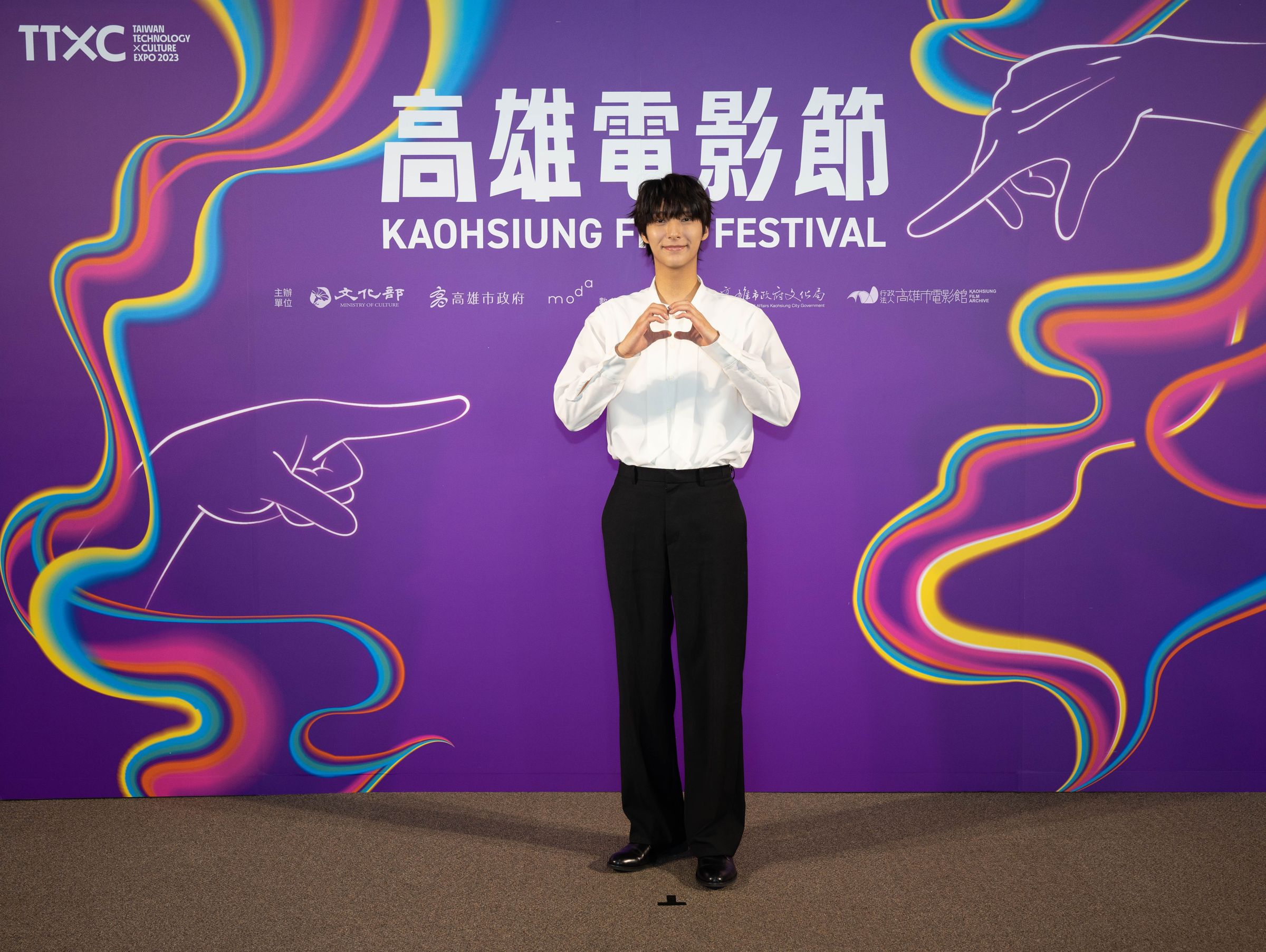 林志燮聽說台灣夜市營業到12點收攤遺憾大呼太早了。(高雄電影節提供)