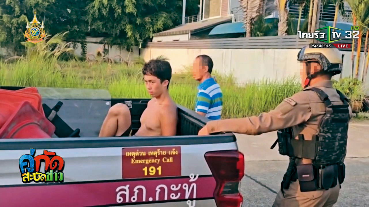 孫安佐在泰國普吉島吸大麻恍惚之後，闖入他人家中被捕，更有許多「水很深」的傳言，說他的狀況不妙。(翻攝自THAIRATH TV Originals)