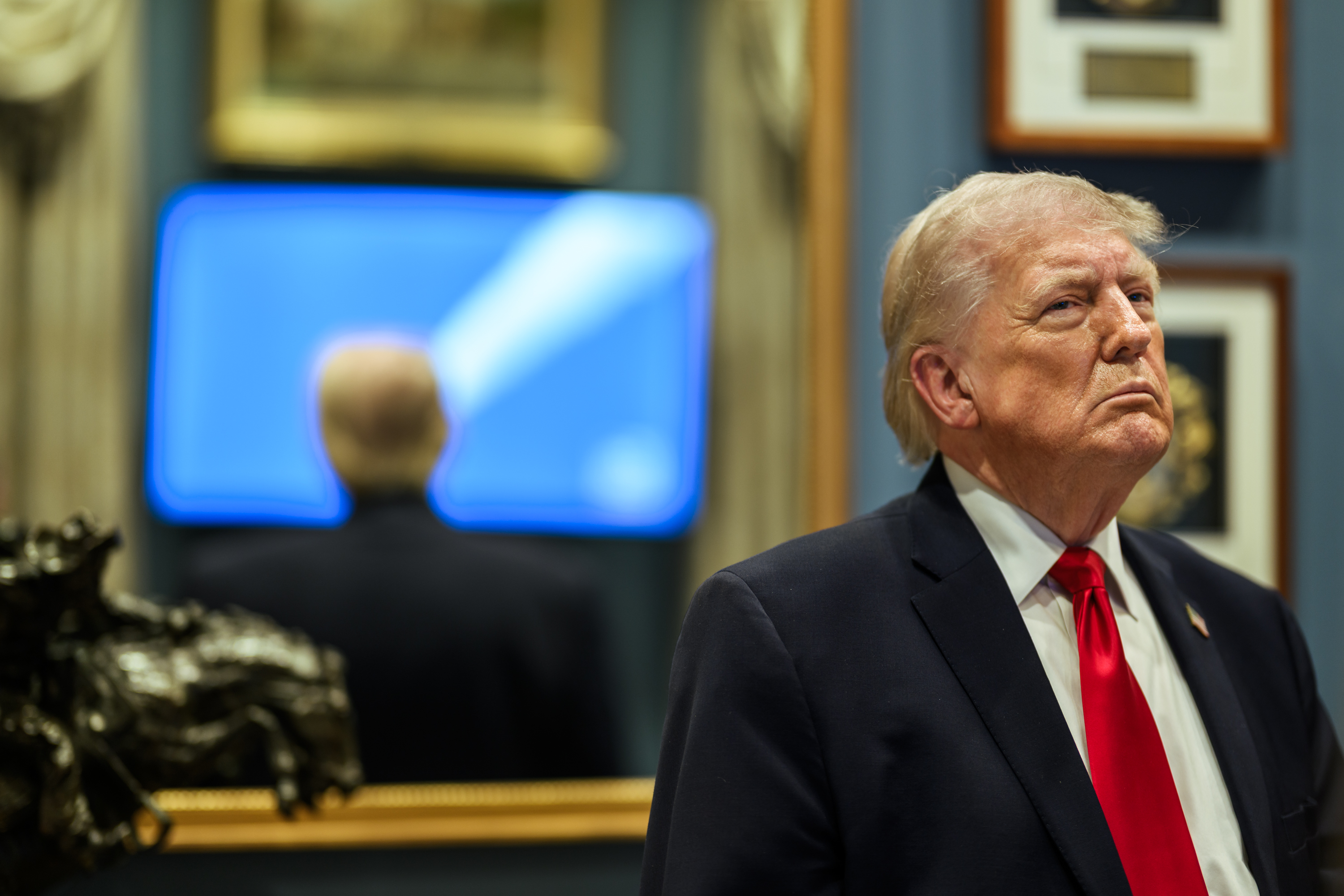 美國媒體華爾街日報示警，美軍對伊朗用兵將牽動台海防衛布局。圖為美國總統川普。（取自白宮Flickr）