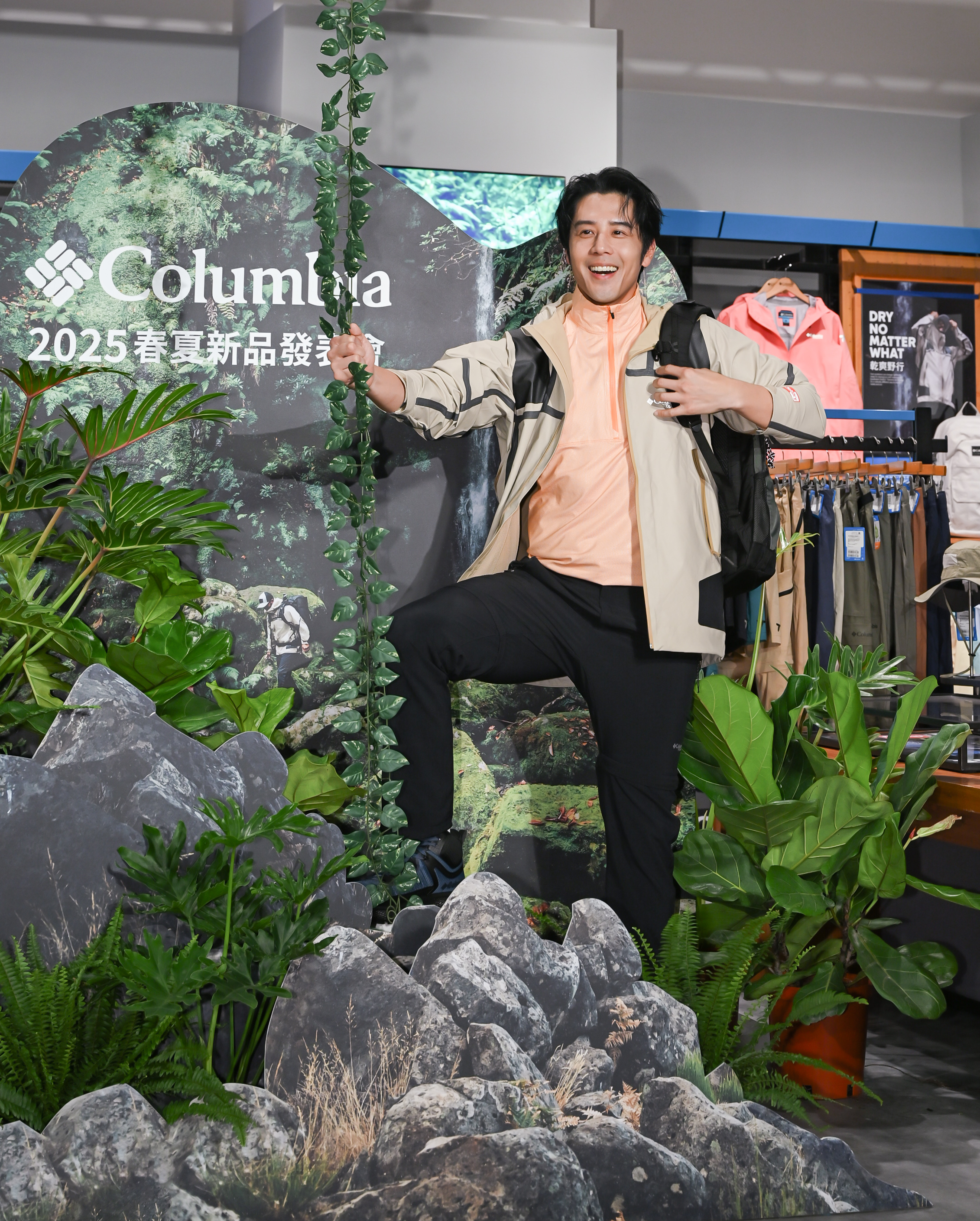 胡宇威熱愛挑戰極限，想去爬火山。（Columbia提供）