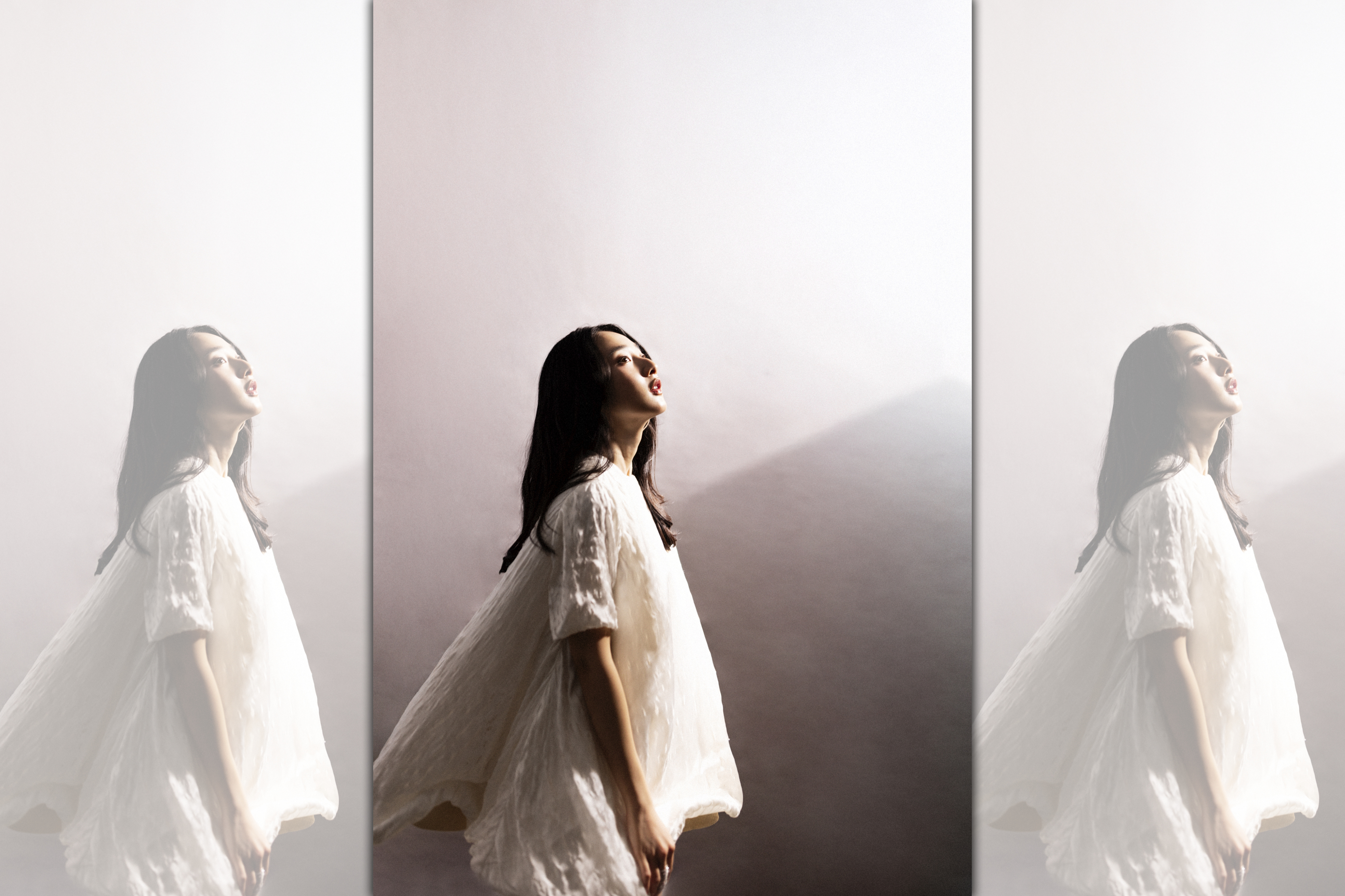 李沐靠近角色的過程，很像是要變成一朵雲，找尋它的質地與邊界。那找尋的過程，其實也決定了雲的形貌。