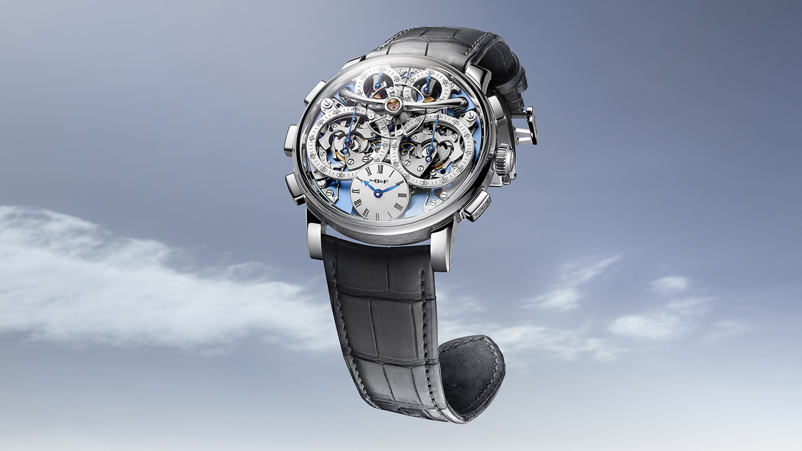 MB&F延續兩年前的版本推出LM Sequential Flyback Platinum,簡單的操作邏輯讓計時碼錶變得實用且符合日常生活情境。