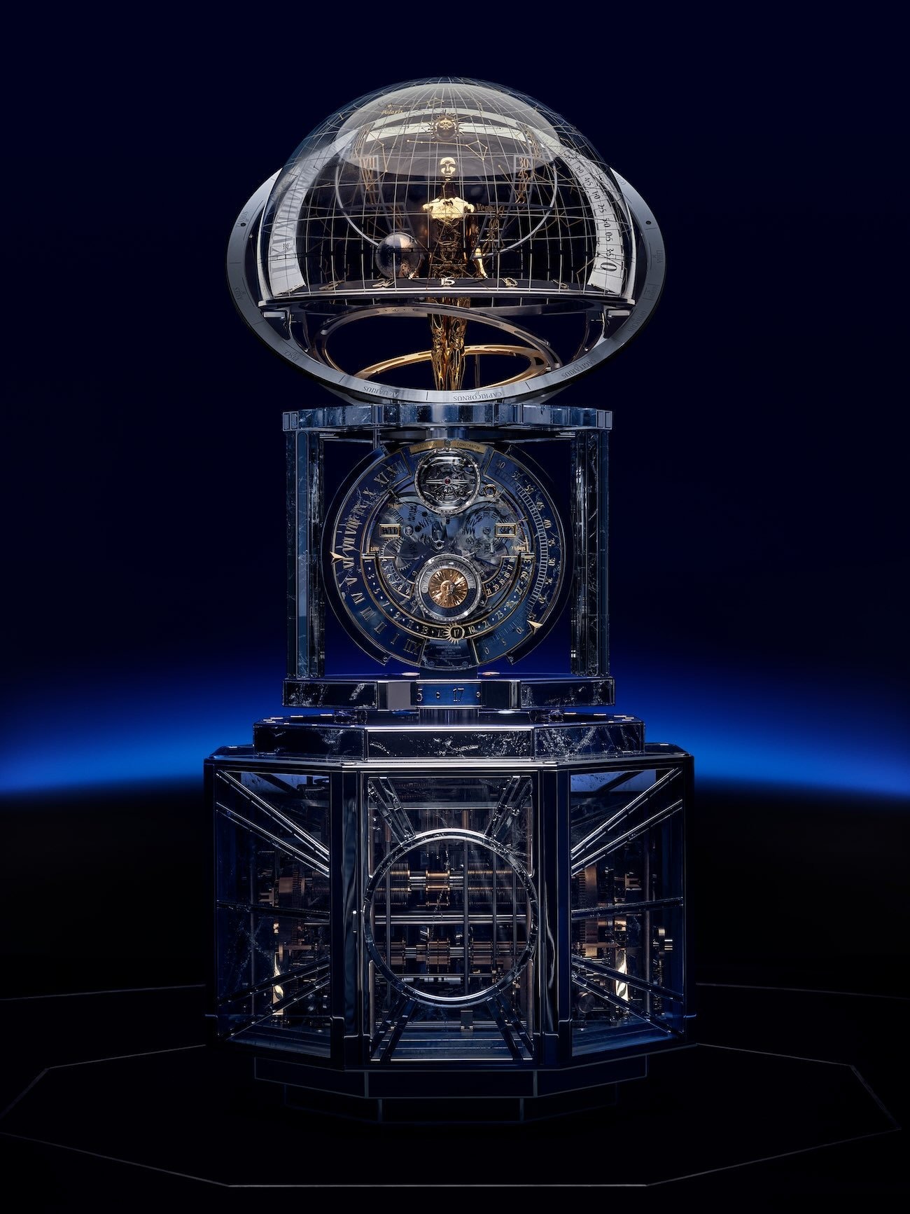 La Quête du Temps 是集結製錶師、工藝大師、機械人偶藝術家 François Junod 與 L’Épée 工程團隊，歷時七年打造的高複雜天文機械鐘，展現機械與天文美學的極致結合。