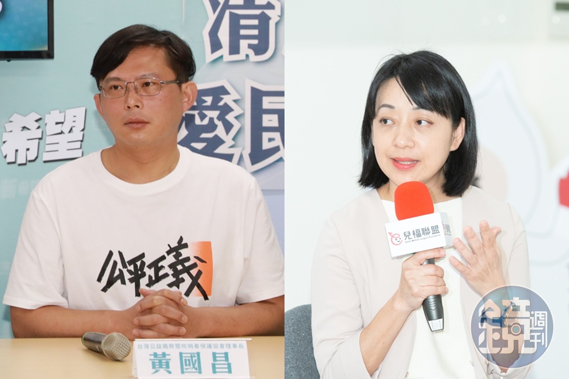對於黃國昌(左)退出時代力量,黨主席王婉諭(右)今表示可以理解但不能認同。(本刊資料照)