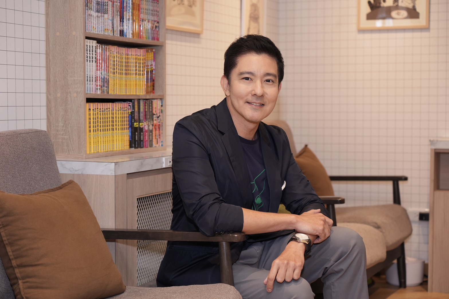 立威廉受訪談罹癌治療過程。