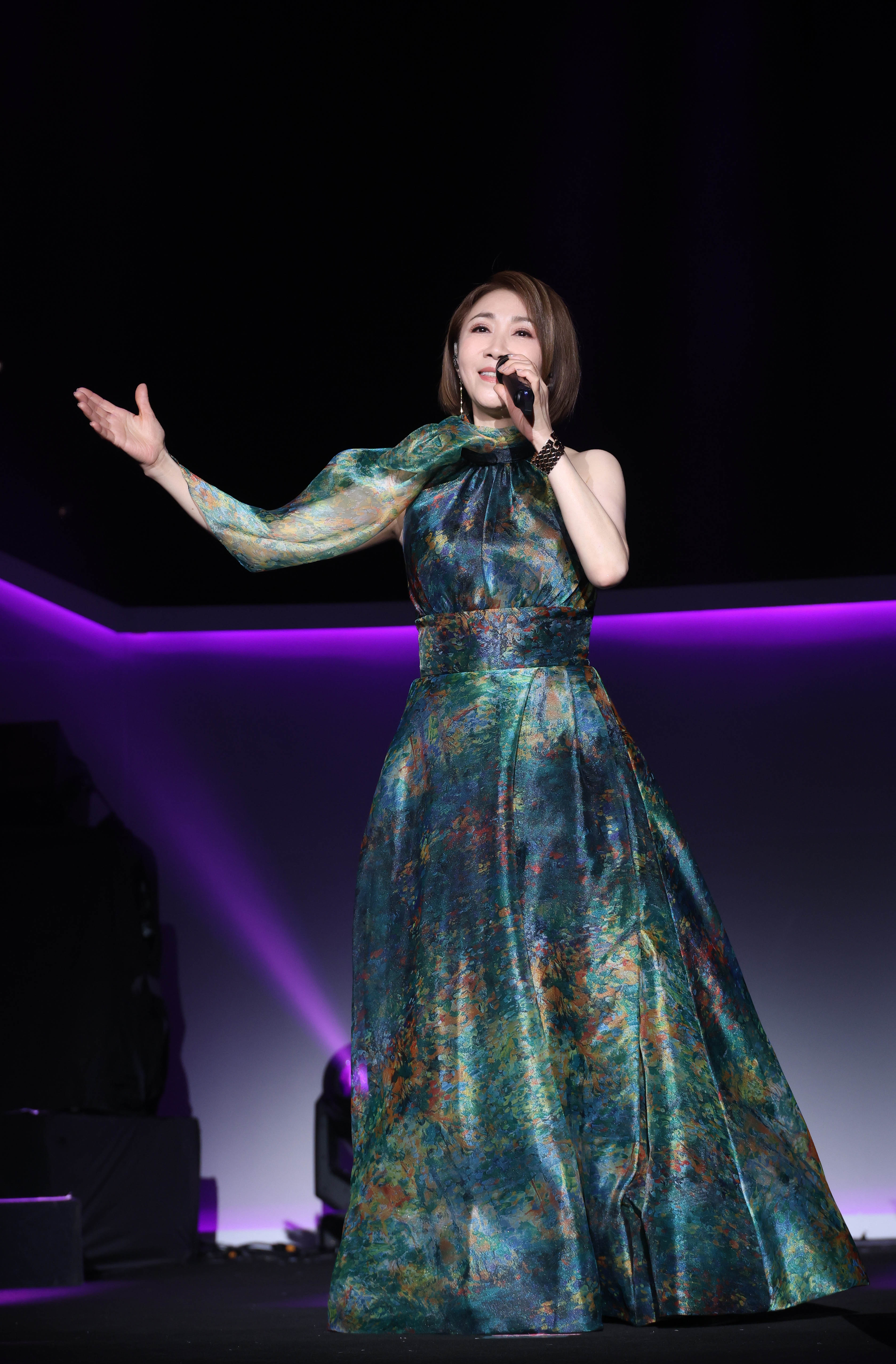 特別嘉賓李翊君的登場，演唱〈萍聚〉。（寬宏藝術提供）