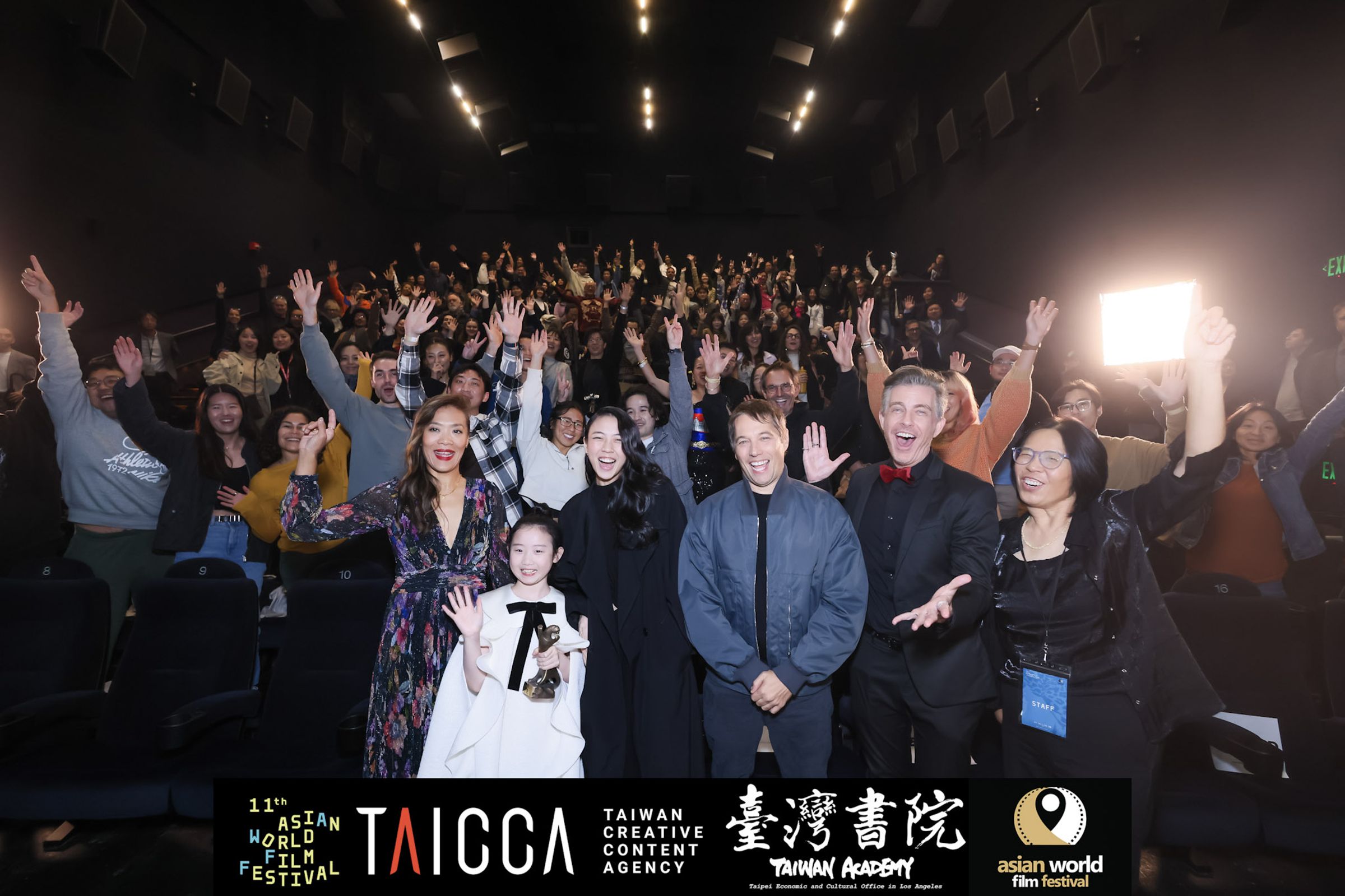 《左撇子女孩》於亞洲國際電影節放映,現場座無虛席。(文策院提供)