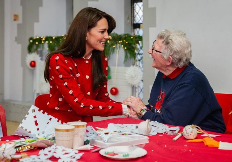 凱特王妃(左)自從去年耶誕節以後,就因生病再也未出席王室公務。(翻攝princeandprincessofwales IG)