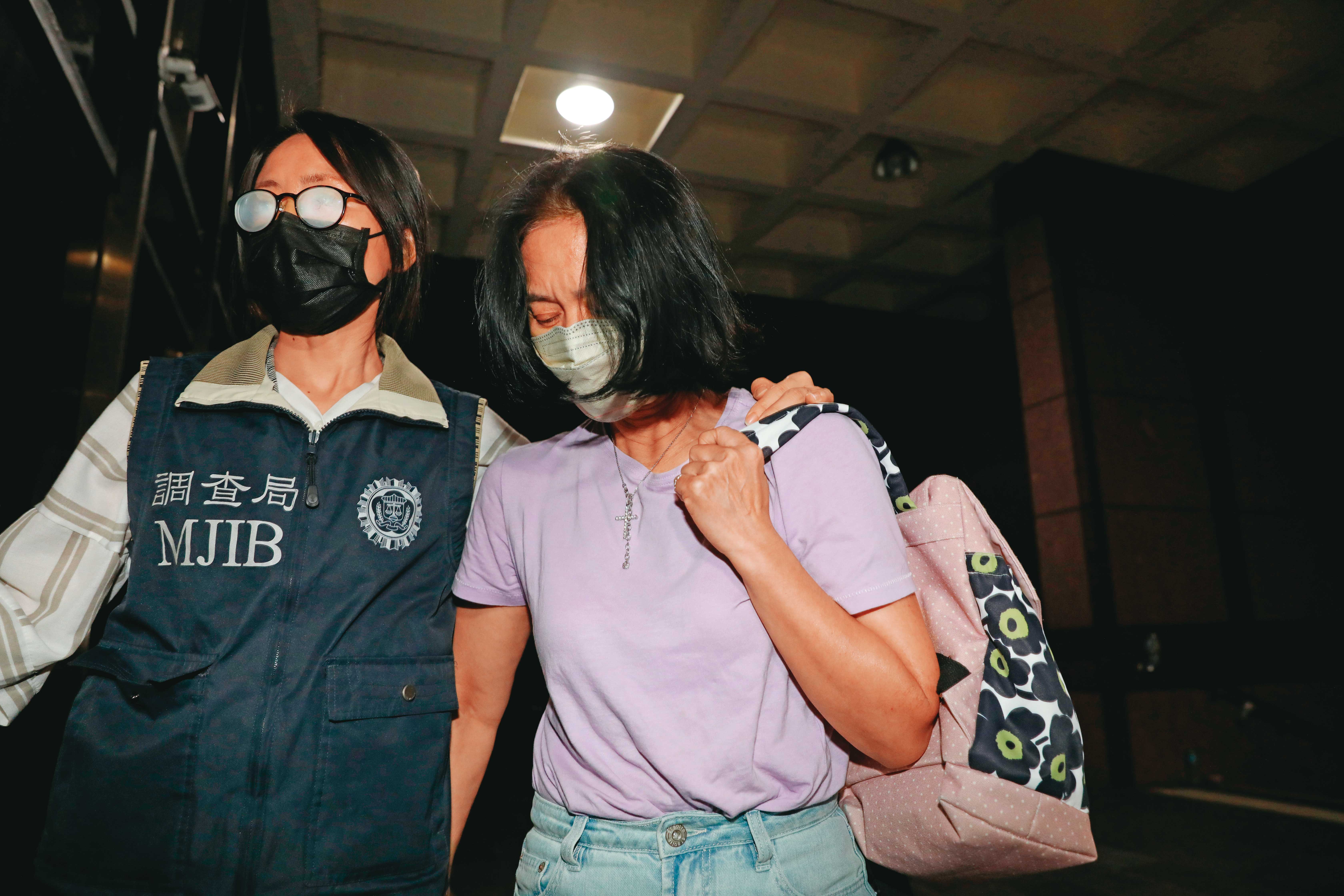 李文娟（圖）是柯文哲的高中同學李文宗妹妹，負責柯營財務收支及擔任木可公司負責人，訊後遭檢方諭知150萬元交保。