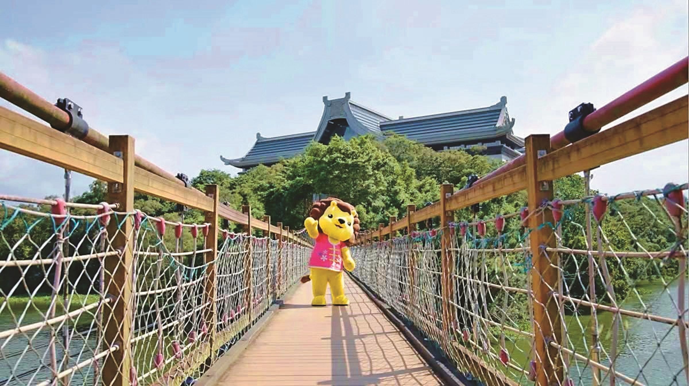 細茅埔吊橋。(新竹縣政府提供)