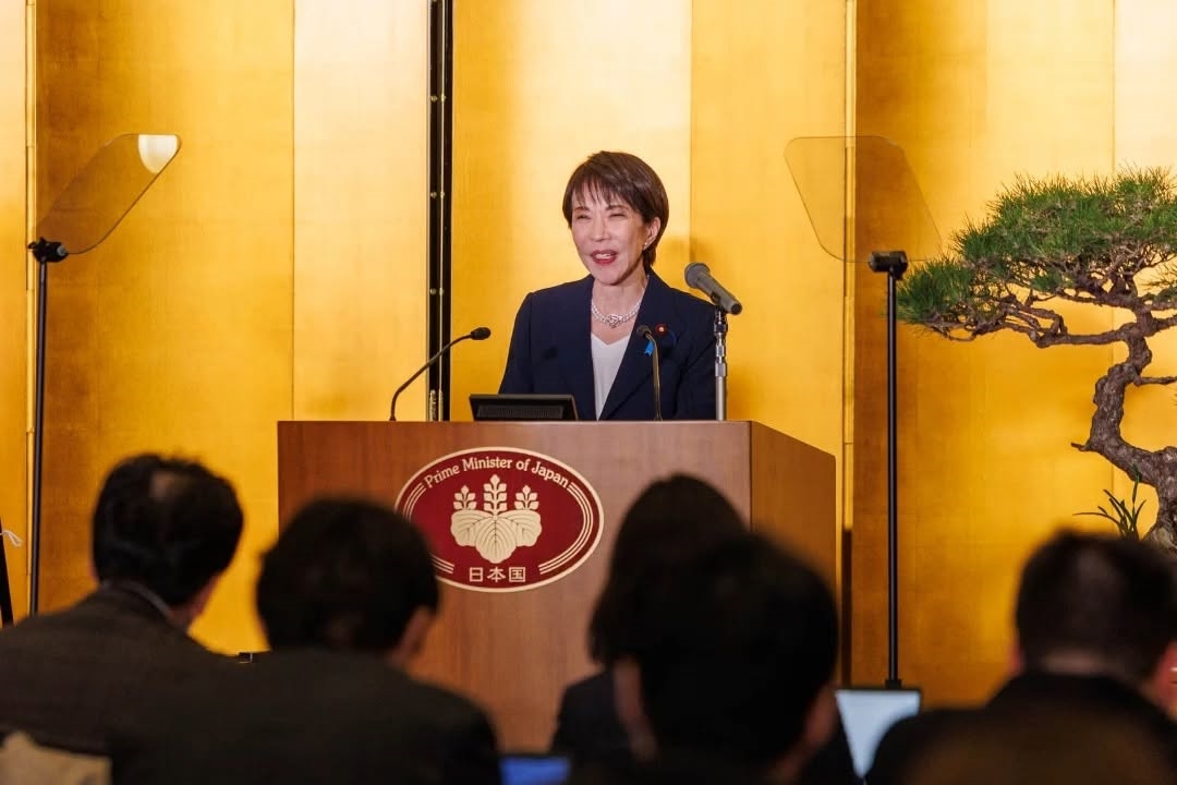 日本首相高市早苗正式展開政治大動作。（翻攝自首相官邸 IG）